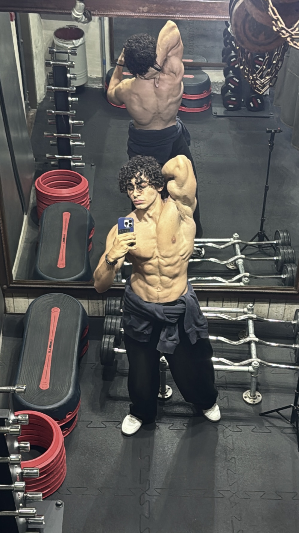 Qaiss after his physique transformation
